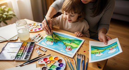 Family and Relationship Moment Imageの写真素材