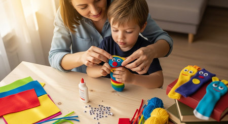 Family and Relationship Moment Imageの写真素材