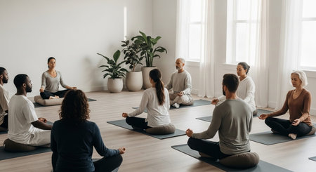 Healthcare and  Mental Wellness Imageの写真素材