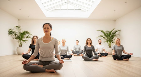 Healthcare and  Mental Wellness Imageの写真素材