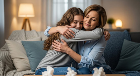 Family and Relationship Moment Imageの写真素材