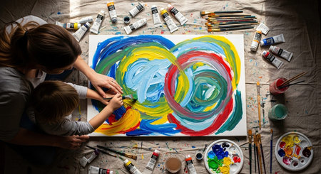 Family and Relationship Moment Imageの写真素材