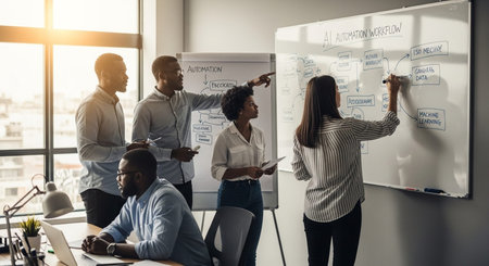 Technology and AI Usage in Daily Life Imageの写真素材