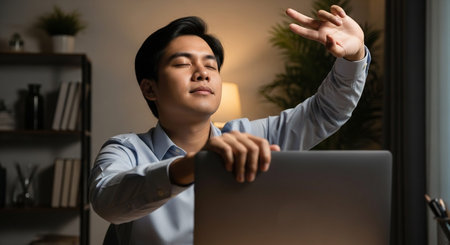 Healthcare and  Mental Wellness Imageの写真素材