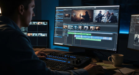 Technology and AI Usage in Daily Life Imageの写真素材