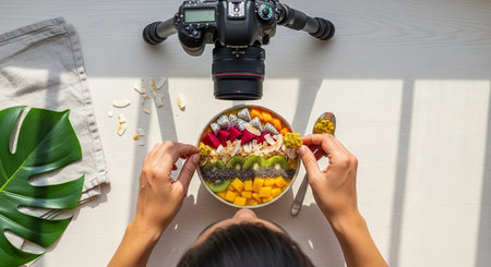 Food and Healthy Living Imageの写真素材