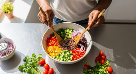 Food and Healthy Living Imageの写真素材