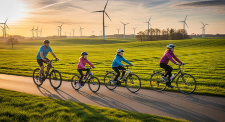 Sustainability and Eco-Lifestyle Imageの写真素材