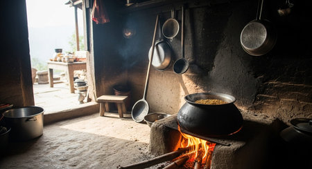Traditional Cuisine Concept with Authentic Recipes, Cultural Heritage and Regional Flavors