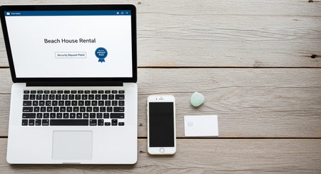 Digital composite of E-commerce App Interface on laptop and mobile phone