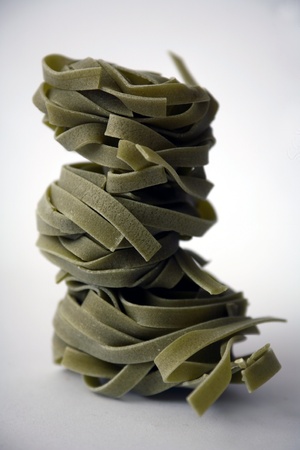 Pasta with white background taken in the studioの写真素材