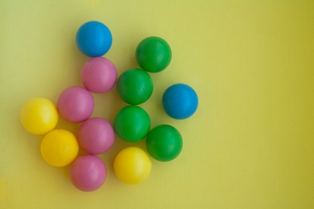 plastic ballsの写真素材