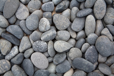 Zen Stone shading on groundの写真素材