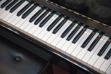 Musical instrument grand piano detailsの写真素材