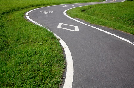 bike and the road