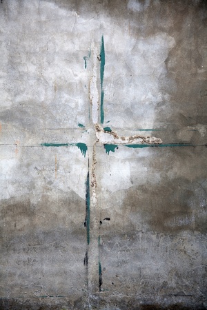 Moss looks like a wet concrete wallの写真素材