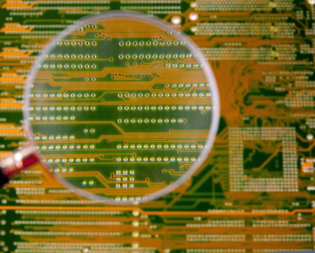 electronic circuit board/Electronic background textureの写真素材