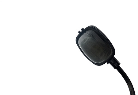 Street light  on a white sky background