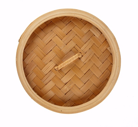 Chinese dumplings bamboo steamer