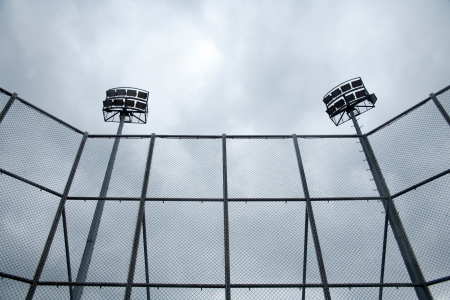 Concept and movement of the baseball fieldの写真素材