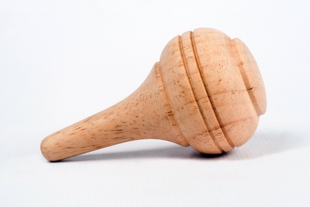 Massage with fragrant woodの写真素材