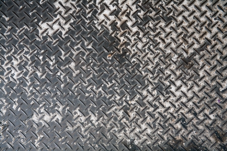 Seamless steel diamond plate textureの写真素材