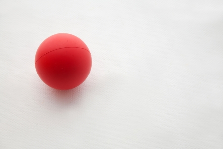 red Pressure ball/Pressure ballの写真素材