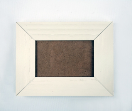 white pearl frame of photo