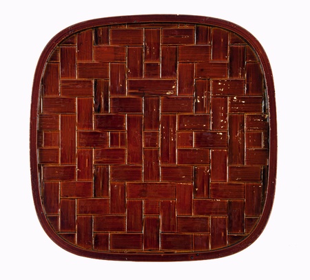 Chinese bamboo weaving Senior lacquerの写真素材