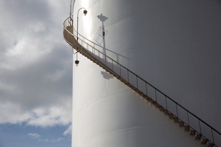 gas tank of oahu hawaii islandの写真素材