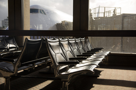 airport sign and sceneのeditorial素材