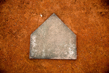 baseball field /red dirtの写真素材