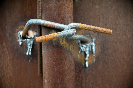 steel iron weathered pattern textureの写真素材