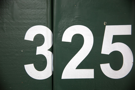 baseball wall green wallの写真素材