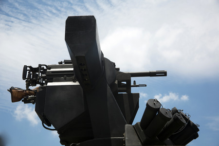 machine gun40mm mk64の写真素材