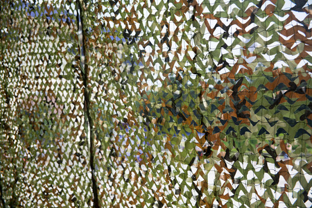 Camouflage Camp sceneの写真素材