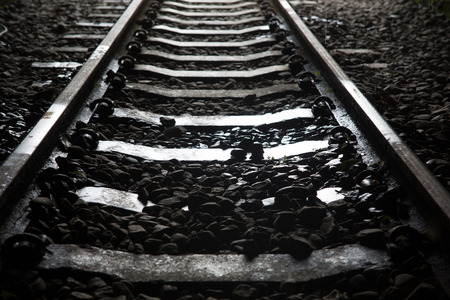Track tunnel and Whetstoneの写真素材