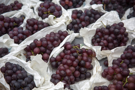 Wrapping paper with grapeの写真素材