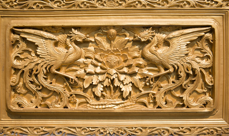 Chinese dragon and phoenix beautiful totem Dragon Yearの写真素材