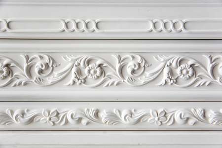 Decorative wooden wallの写真素材