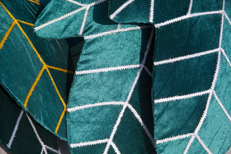 fabric texture of traditional lantern festival scene
