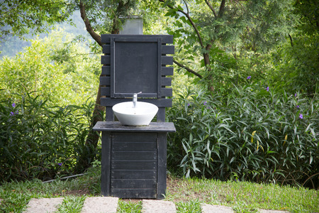 deco of bali gardenの写真素材