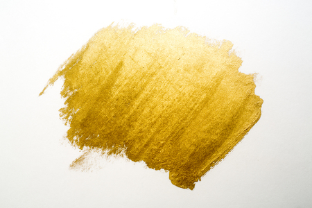 gold acrylic textured painting backgroundの写真素材