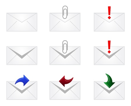 Email Iconsの写真素材