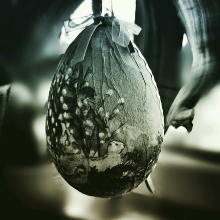 Easter decor egg.の素材