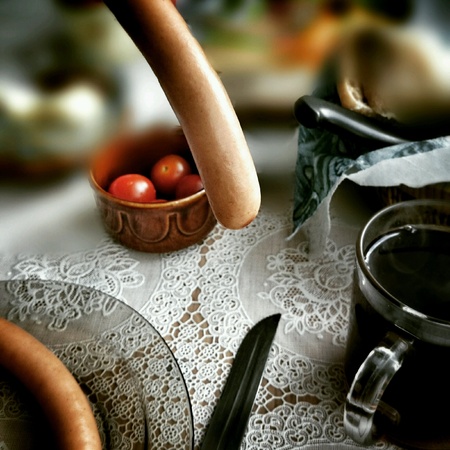 Frankfurter sausage.の素材