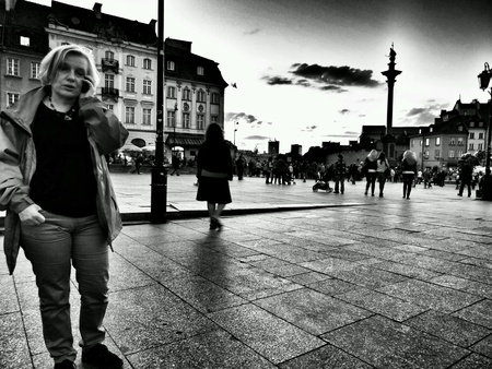 Sightseeing Warsaw, tourism in the capital of Poland. Warsaw, Poland.の素材