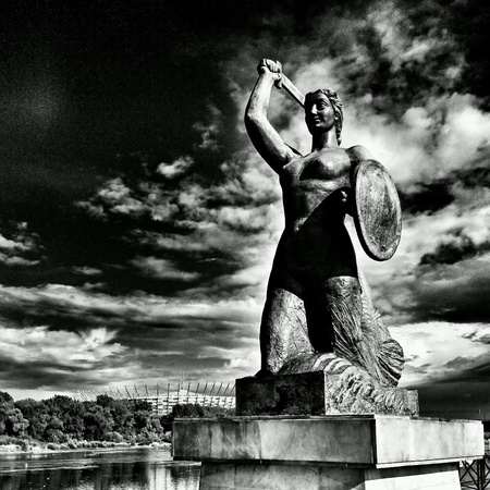 Sightseeing Warsaw, tourism in the capital of Poland. Warsaw, Poland.の素材