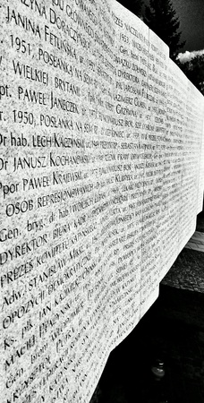 Memory 10 april 2010. Military cemetary, Warsaw, Poland.の素材