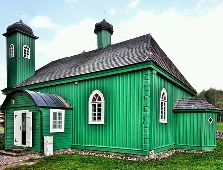Mosque in Kruszyniany, Poland.の素材